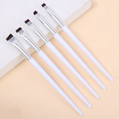 Flat Angled Eyebrow & Eyeliner Brush - Vivian