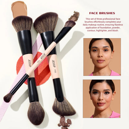 Makeup Brush Set with Sponge and Gift Box