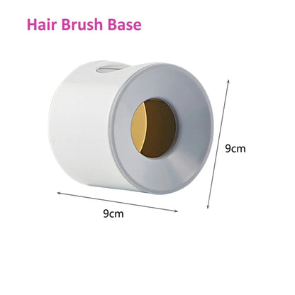 Self cleaning hair brush