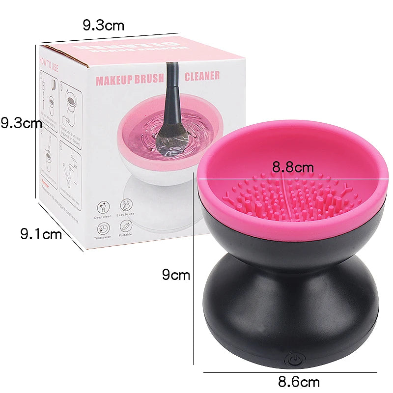 Portable USB Silicone Makeup Brush Cleaner Machine - Vivian