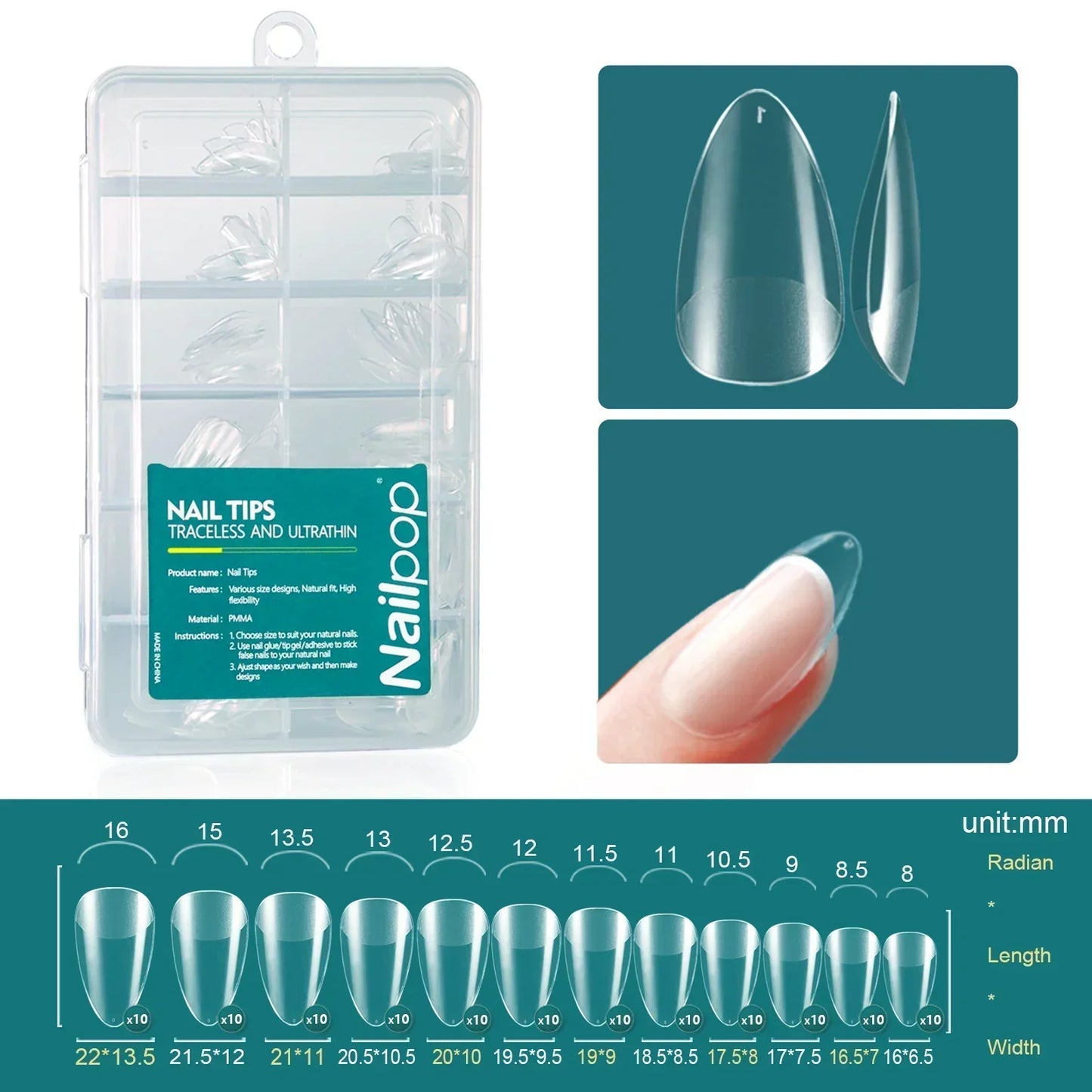 Acrylic Nails Artificial Nails 120pcs