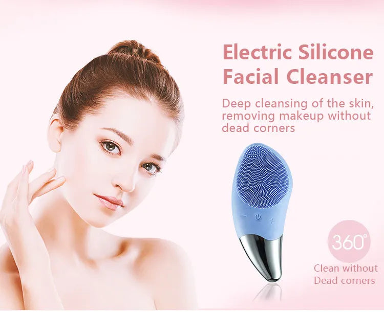 Mini Silicone Electric Facial Cleanser - Vivian