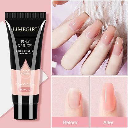 Nail Extension Gel Sit with UV LED Lamp