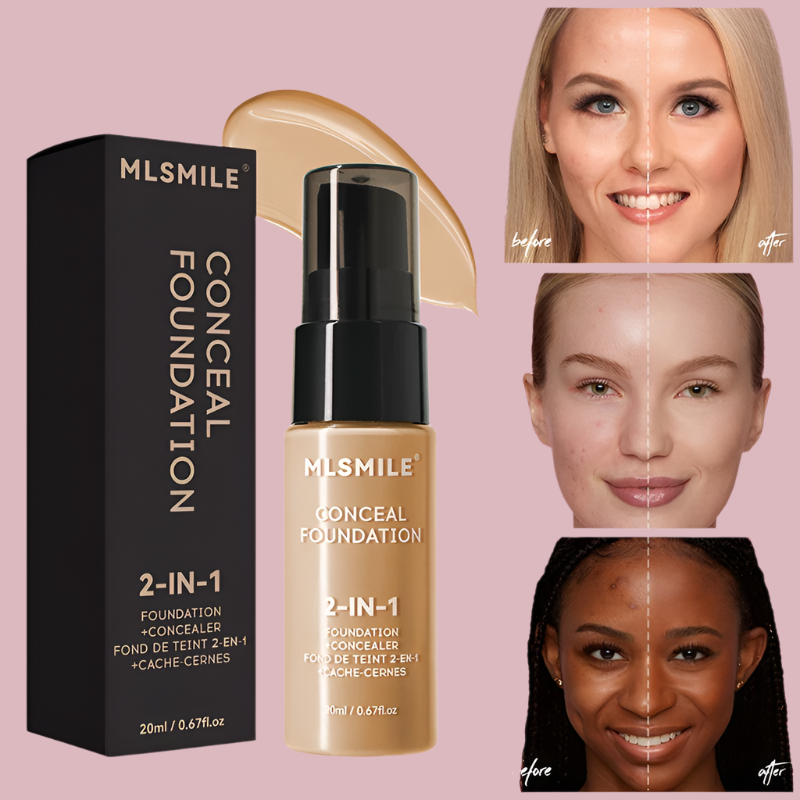 Matte, waterproof, long-lasting foundation concealer - Vivian