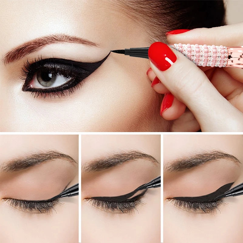 Thick, quick-drying eyeliner