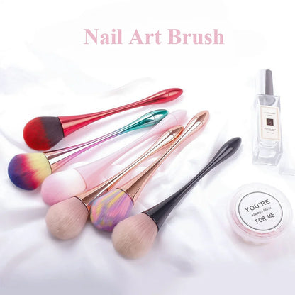 Nail Art Brush, Nail Dust Remover Brush - Vivian