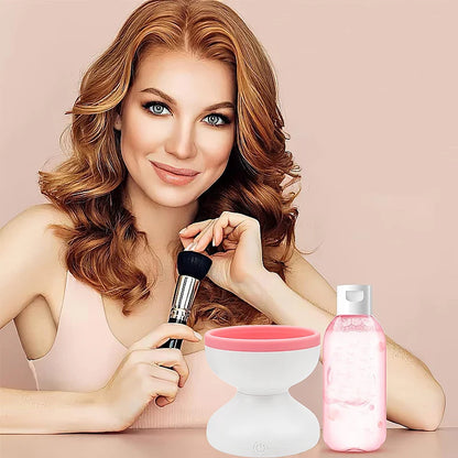 Portable USB Silicone Makeup Brush Cleaner Machine - Vivian