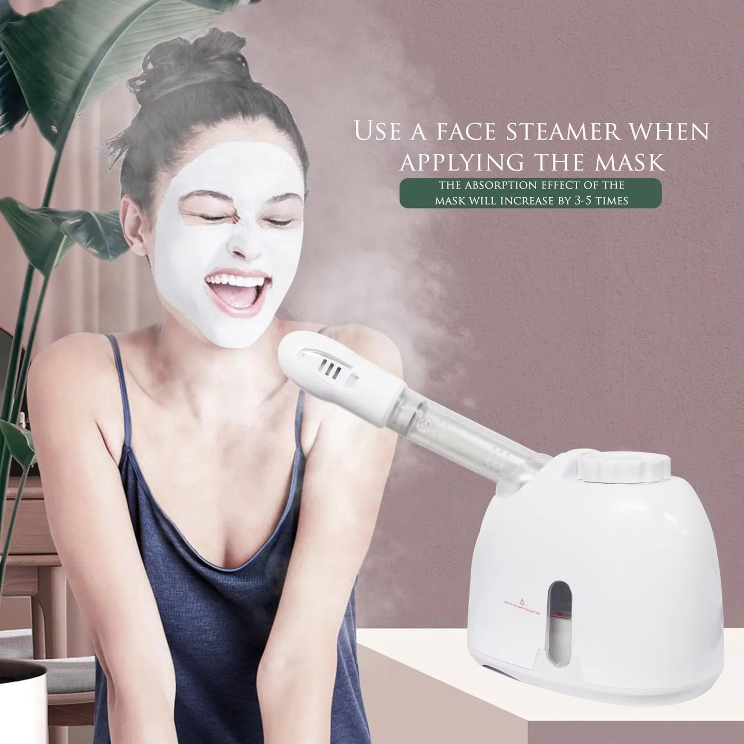 Facial steamer for deep moisturizing and cleansing of the skin - Vivian