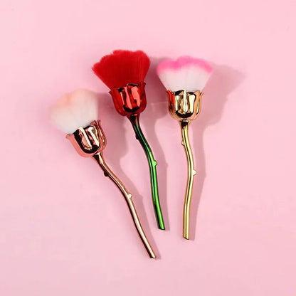 Rose Shape Loose Powder Makeup Brush - Vivian