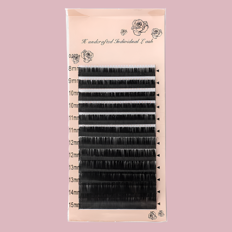 Soft individual false eyelashes