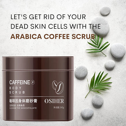 Arabic coffee body scrub to lighten and soften the skin - Vivian