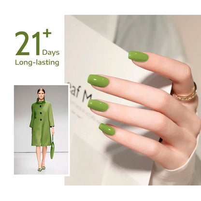 Green gradient Nail Polish Kit