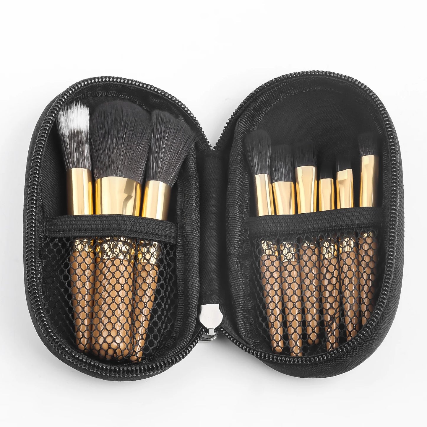 Makeup Brush Set, 9 Pieces with Storage Bag - Vivian