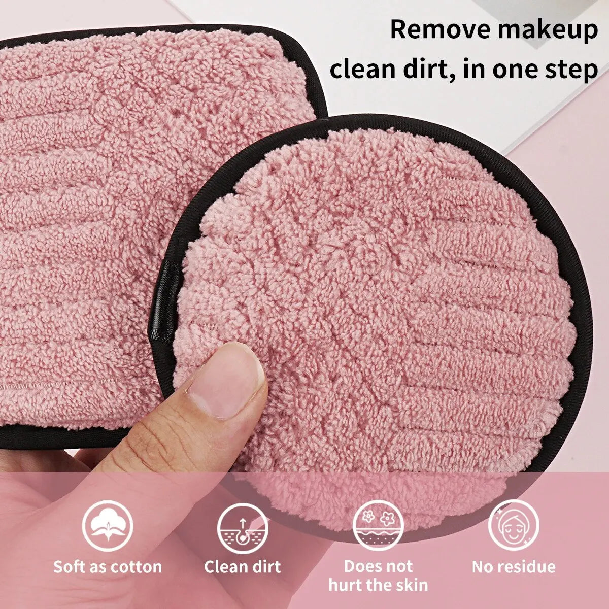 Microfiber Makeup Remover Pads - Vivian