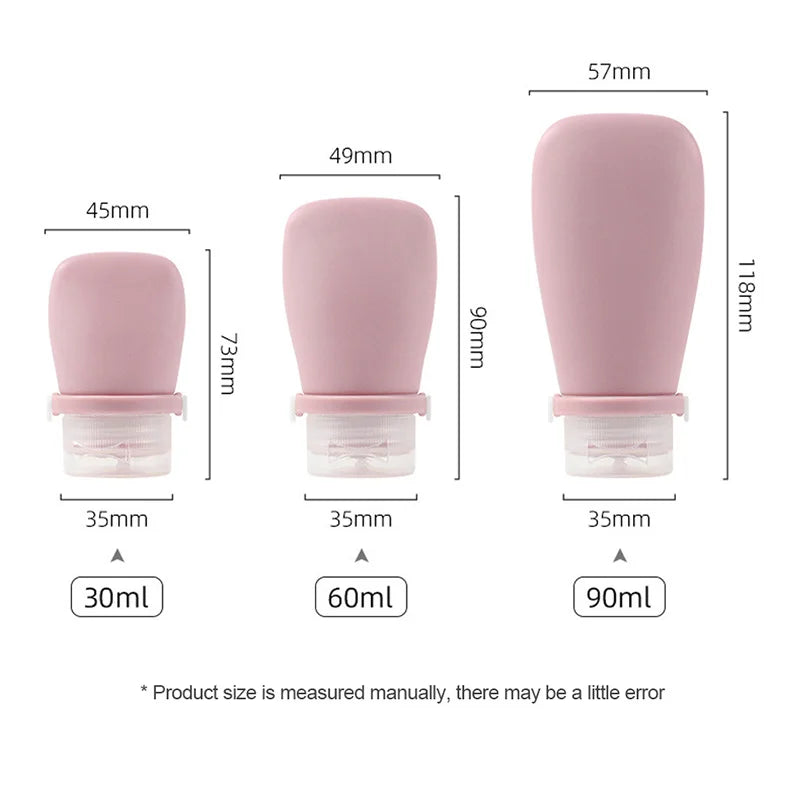 Portable Silicone Refillable Bottle - Vivian