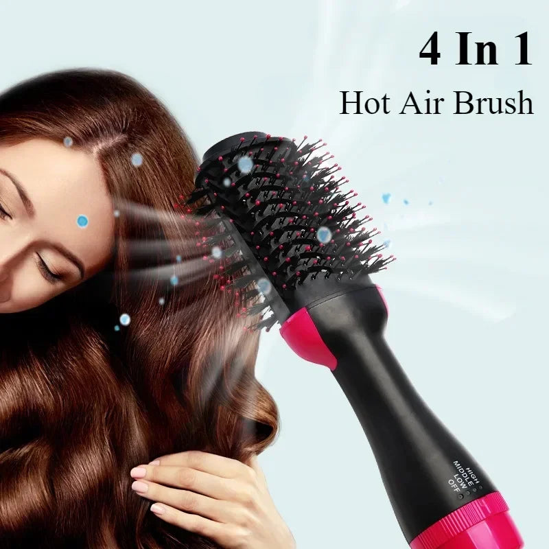 Hair Styling Comb with Hot Air Brush - Vivian