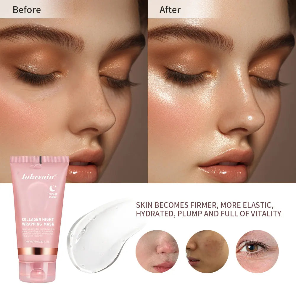 Collagen mask to renew, moisturize and lighten the skin - Vivian