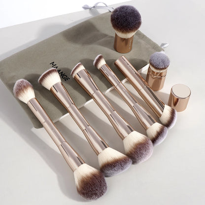 Makeup Brush Set, 7 Pieces - Vivian