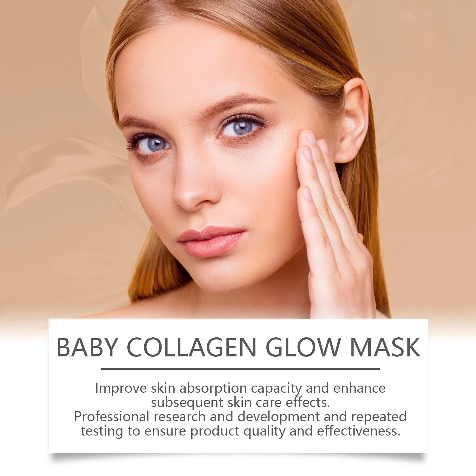 T3 Collagen Mask for Glowing and Elastic Skin - Vivian