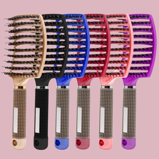 Nylon bristle detangling hair comb - Vivian