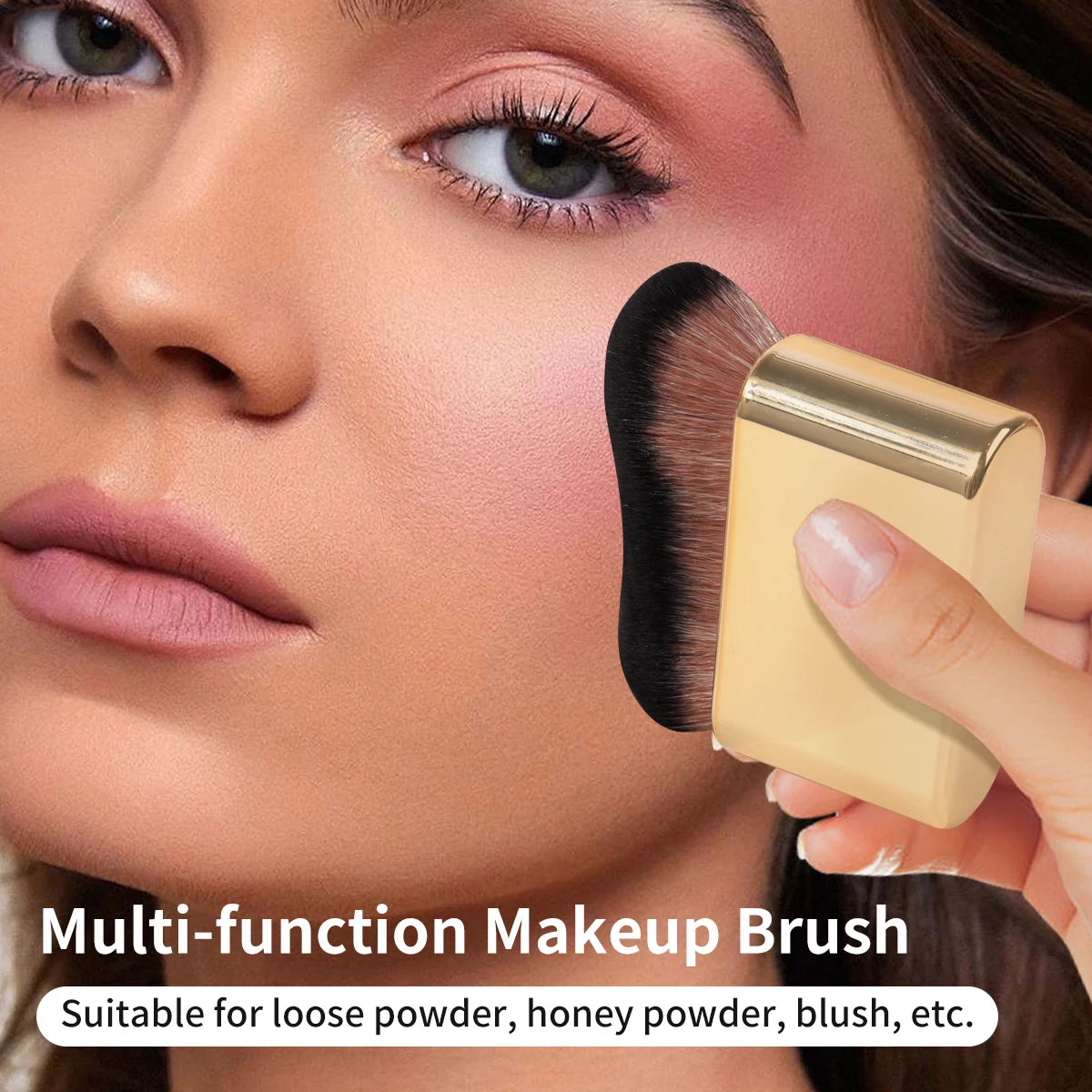 Large face contouring makeup brush - Vivian