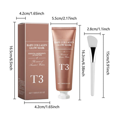 T3 Collagen Mask for Glowing and Elastic Skin - Vivian