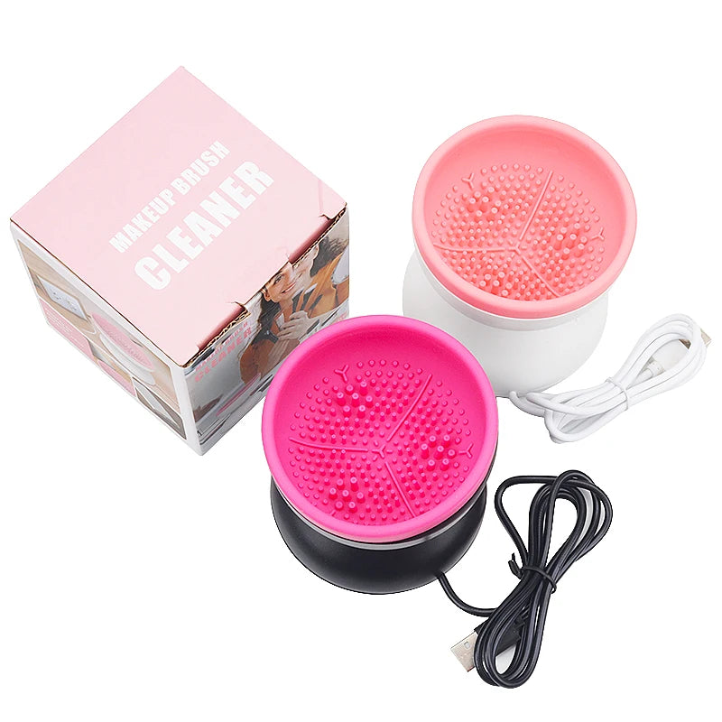 Portable USB Silicone Makeup Brush Cleaner Machine - Vivian