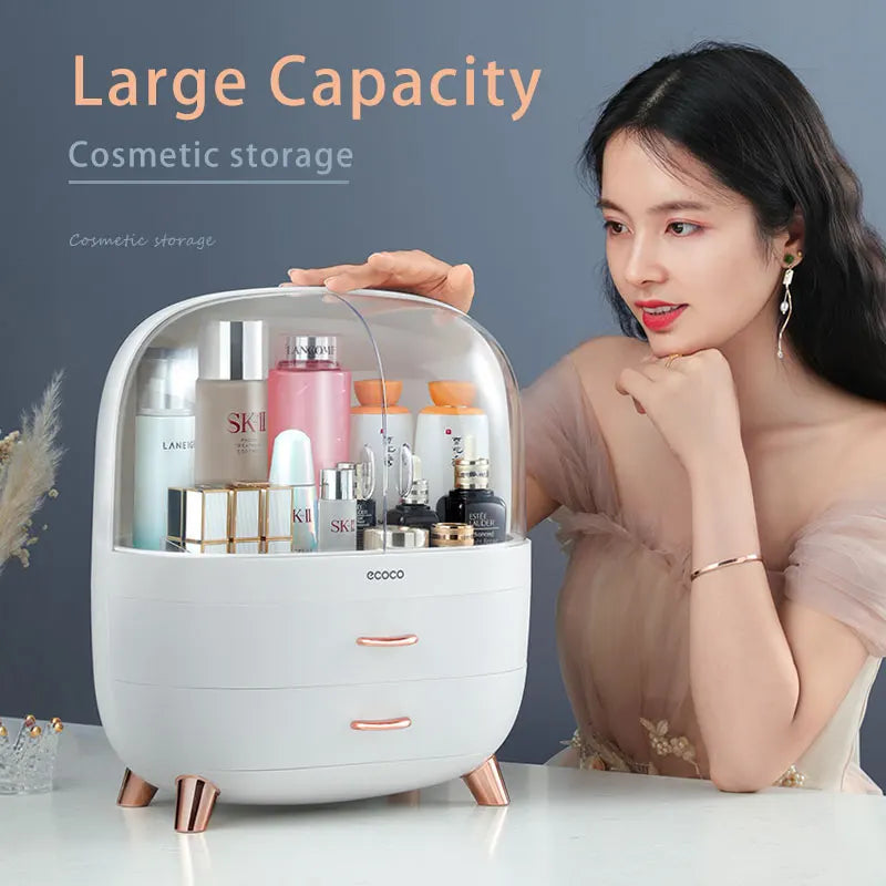 Large Capacity Transparent Skin Care Organizer - Vivian