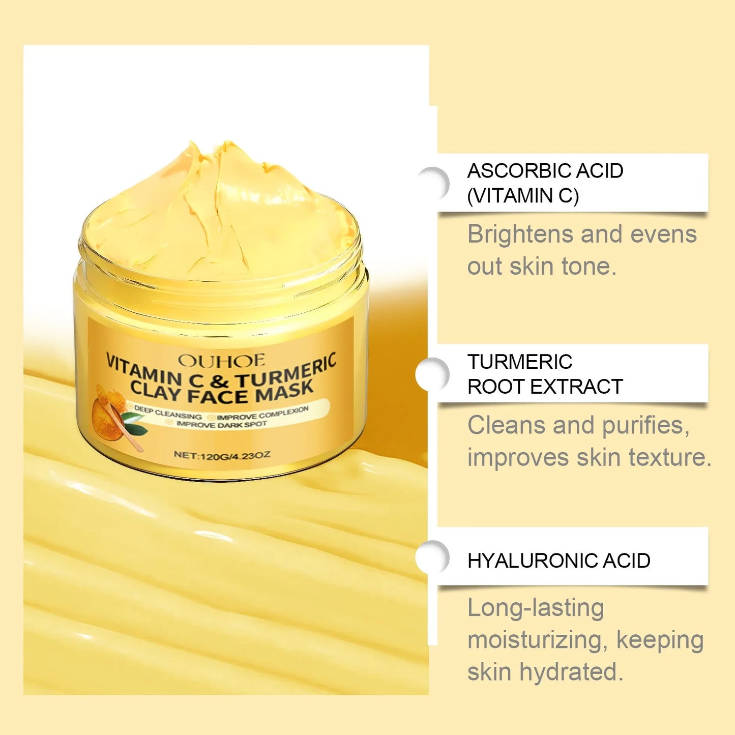 Turmeric Vitamin C Peel Off Mask - Vivian