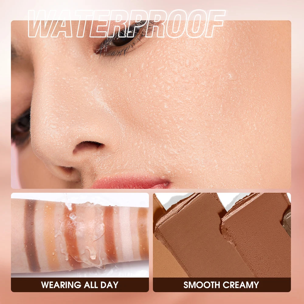 Double-ended face highlighter