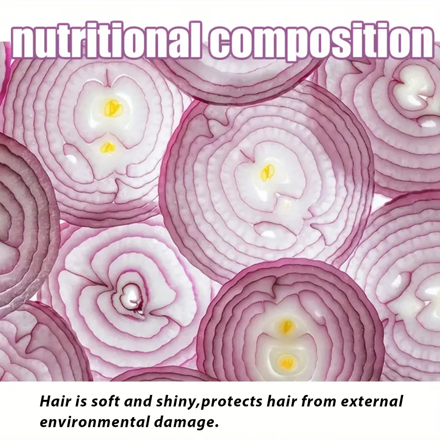 Hair mask with red onion oil and black seed