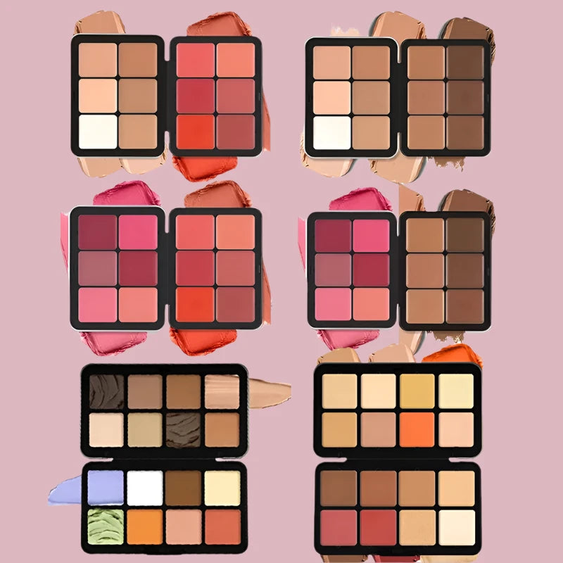 Multi-Color Cream Blush Palette