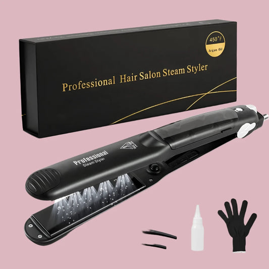 Ceramic Steam Hair Straightener 450°F Fast Heating - Vivian