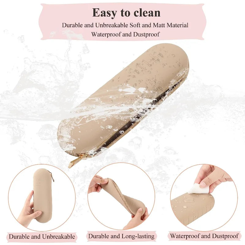 Silicone Makeup Brush Bag - Vivian