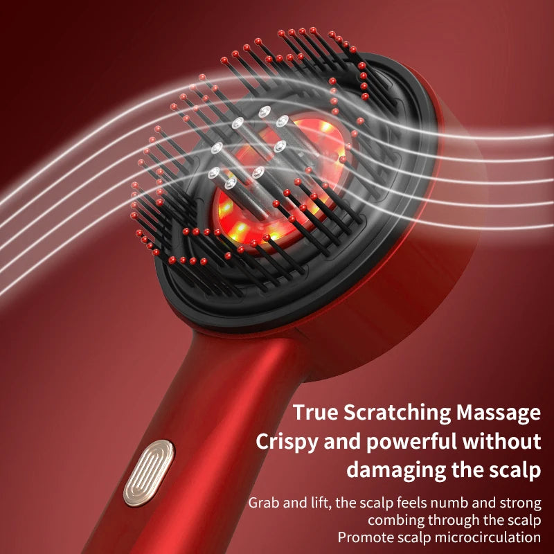 Electric massage comb and red light therapy - Vivian