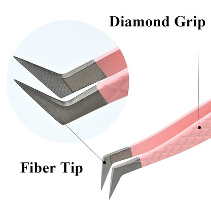 Nano Eyelash Extension Tweezers for Eyebrows - Vivian