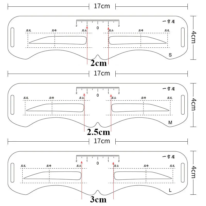 Reusable Eyebrow Stencil Kit - Vivian