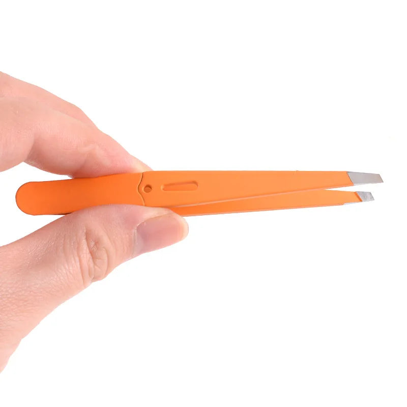 Stainless Steel Eyebrow Tweezers - Vivian