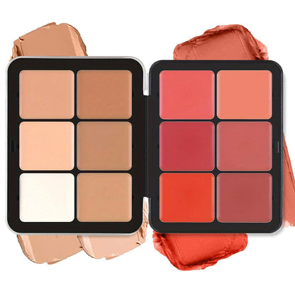 Multi-Color Cream Blush Palette