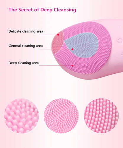 Mini Silicone Electric Facial Cleanser - Vivian