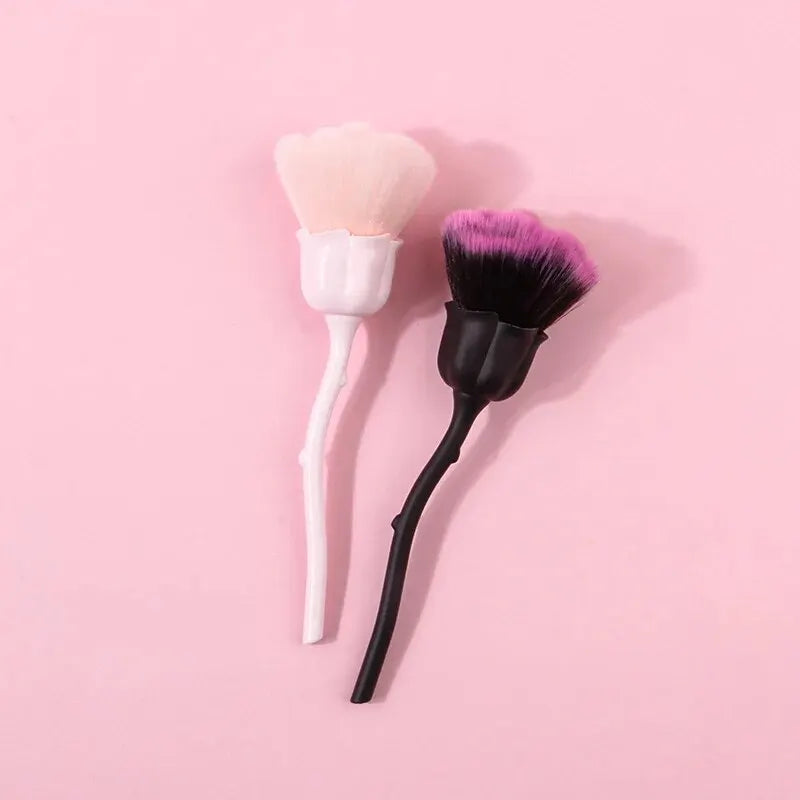 Rose Shape Loose Powder Makeup Brush - Vivian