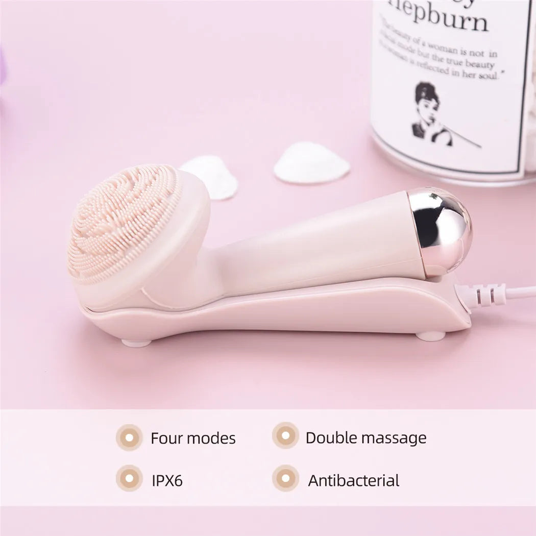 Vibrating Pore Cleansing Massager, Waterproof and Rechargeable - Vivian