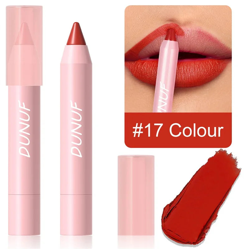 Long Lasting Waterproof Velvet Matte Lipstick Pencils - Vivian