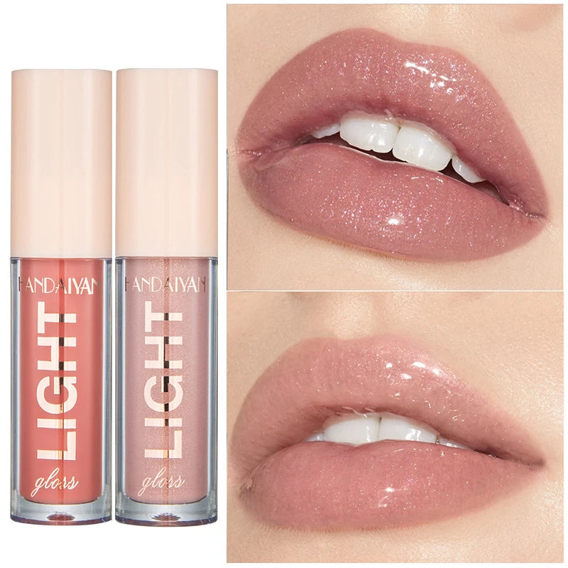 Plumping Lip Gloss Shiny Crystal Liquid Lipstick Waterproof