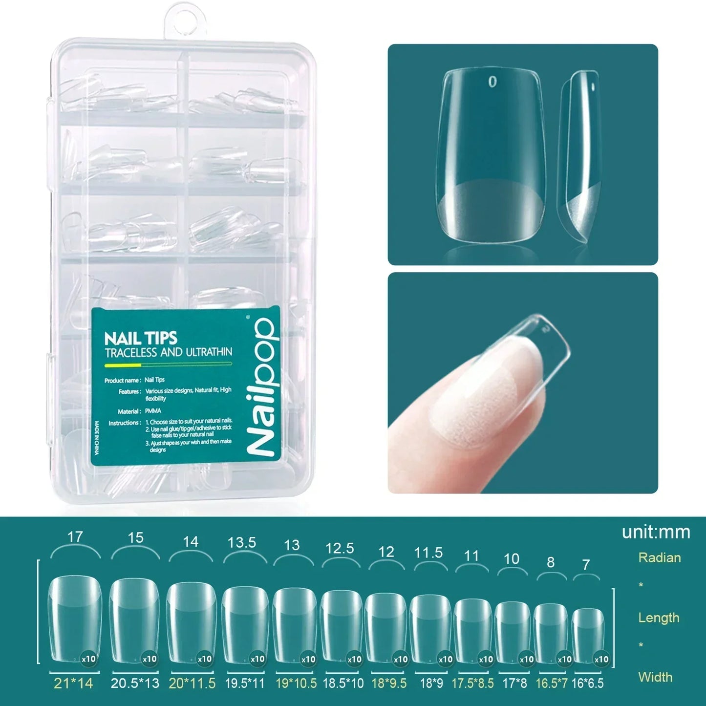 Acrylic Nails Artificial Nails 120pcs