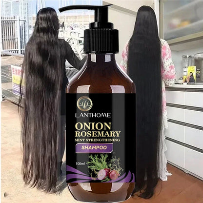 Onion and rosemary shampoo and spray